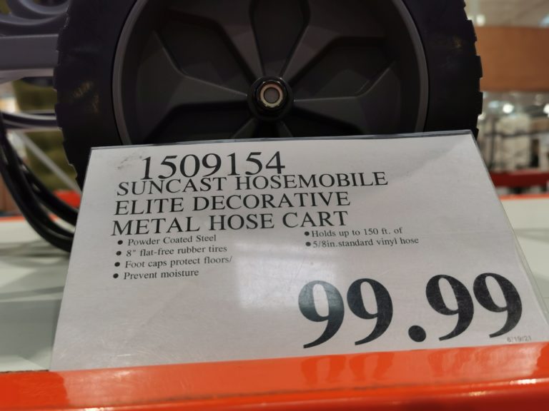 Costco1509154SuncastHosemobileEliteDecorativeMetalHoseCarttag