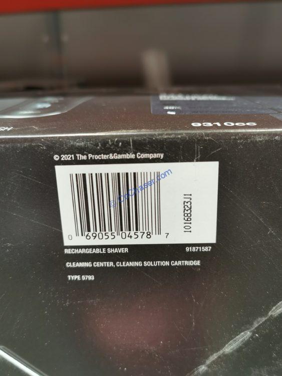 Costco1526634BraunSeries9ShaverwithCleanandChargeSystembar