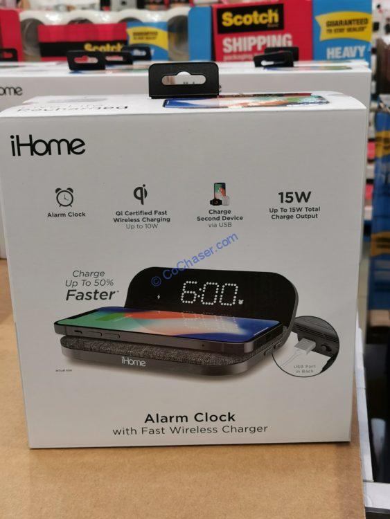 iHome Alarm with Wireless Charging IW9G