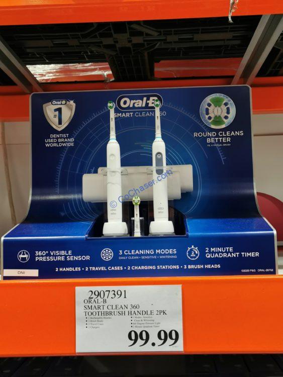 Costco-2907391-Oral-B-Smart-Clean-360-Rechargeable-Toothbrushes