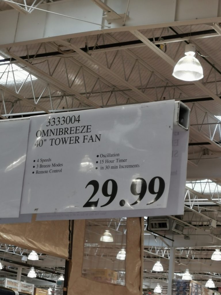 Costco3333004OmniBreeze40TowerFantag CostcoChaser