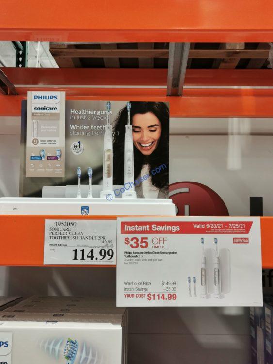 Costco-3952050-Philips-Sonicare-PerfectClean-Rechargeable-Toothbrush-tag1