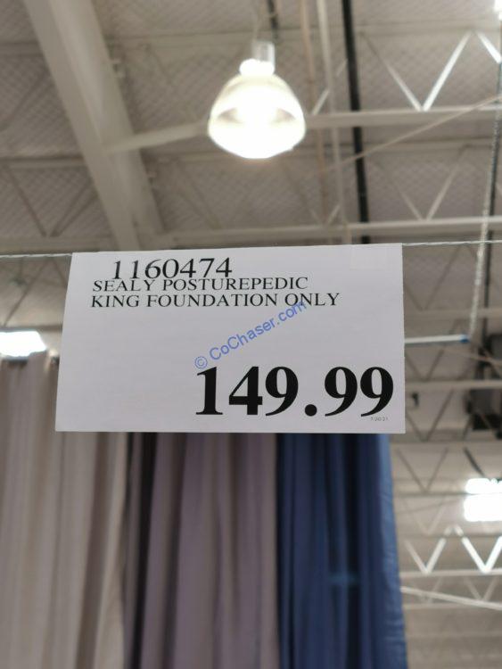 Sealy Posturepedic King Foundation only CostcoChaser