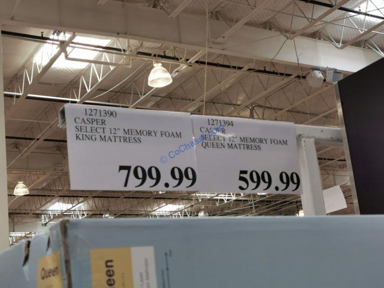 costco memory foam mattress box spring