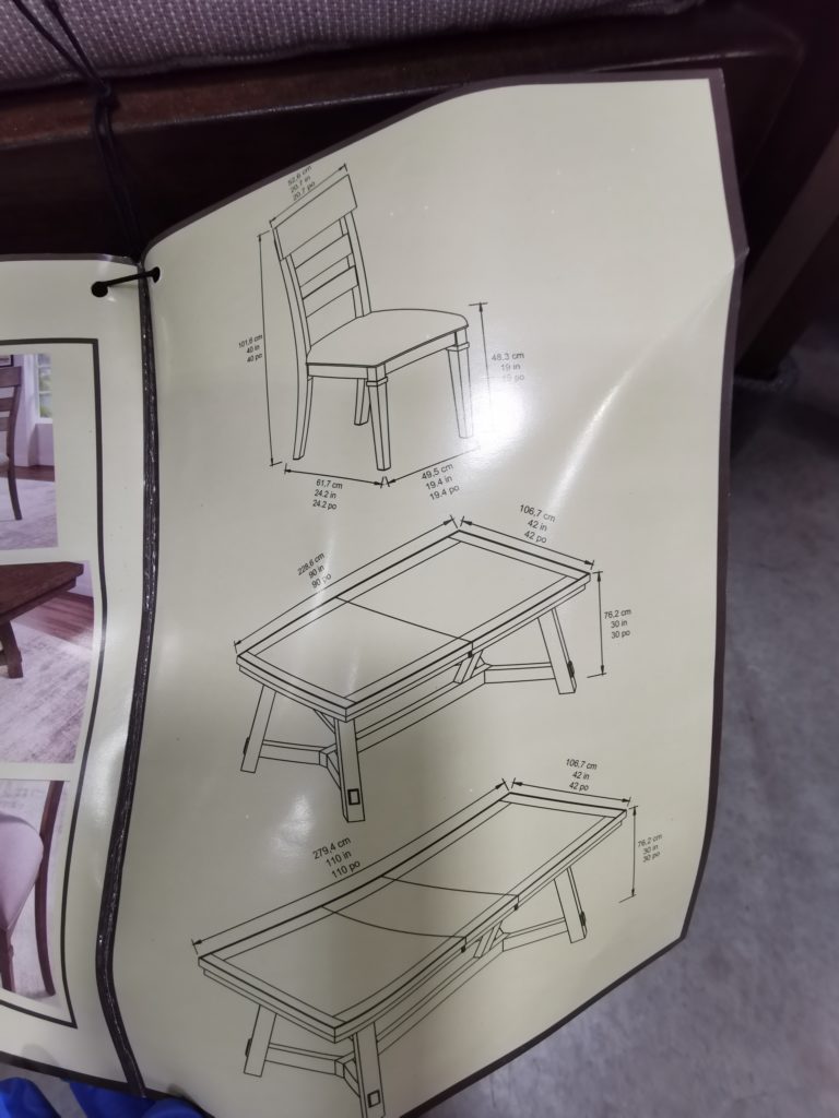 Costco1356511CraftMainBrookwood9pieceDiningSetsize CostcoChaser
