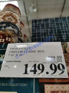 Costco-1397599-Thomasville-Timeless-Classic-Rug-tag