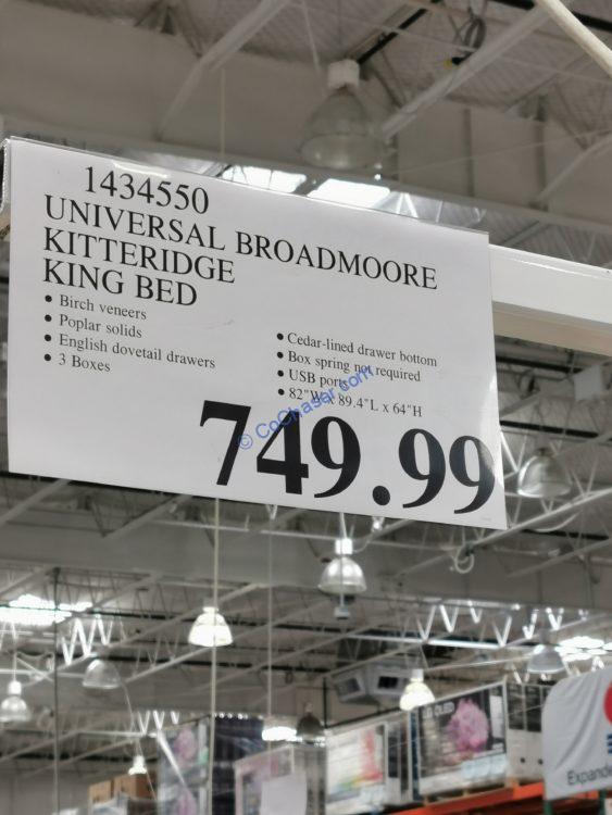 Universal Broadmoore Kitteridge Storage Bed, King or Queen CostcoChaser