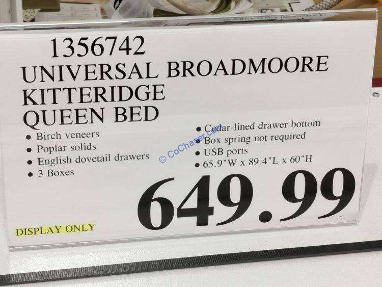 Universal Broadmoore Kitteridge Storage Bed, King or Queen CostcoChaser