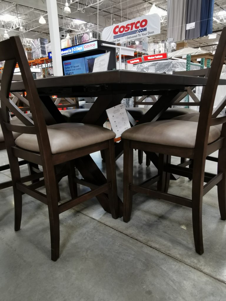 Costco1435437BaysideFurnishingsLangston9PCCounterHeightDinningSet2 CostcoChaser