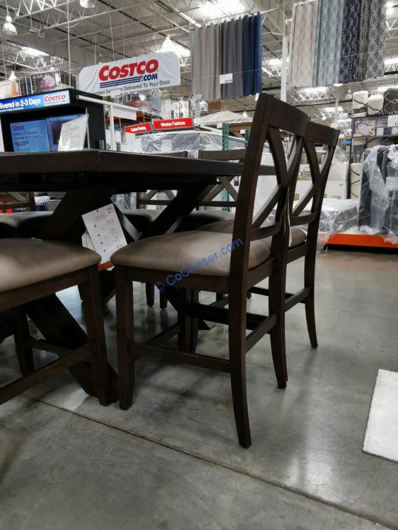 Bayside Furnishings Langston 9PC Counter Height Dining Set CostcoChaser