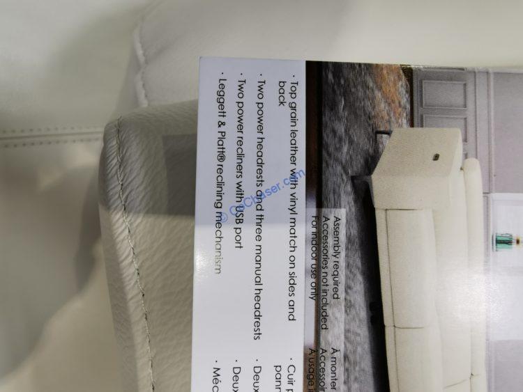 Gulman Creek Angeline Leather Power Reclining Sectional CostcoChaser