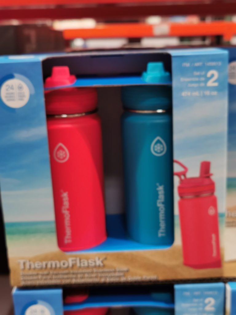 Thermoflask Stainless Steel 16 oz Water Bottle 2PK CostcoChaser