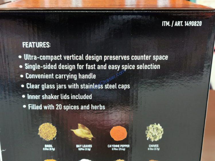 Costco1490820ORII20JarSpiceRack4 CostcoChaser