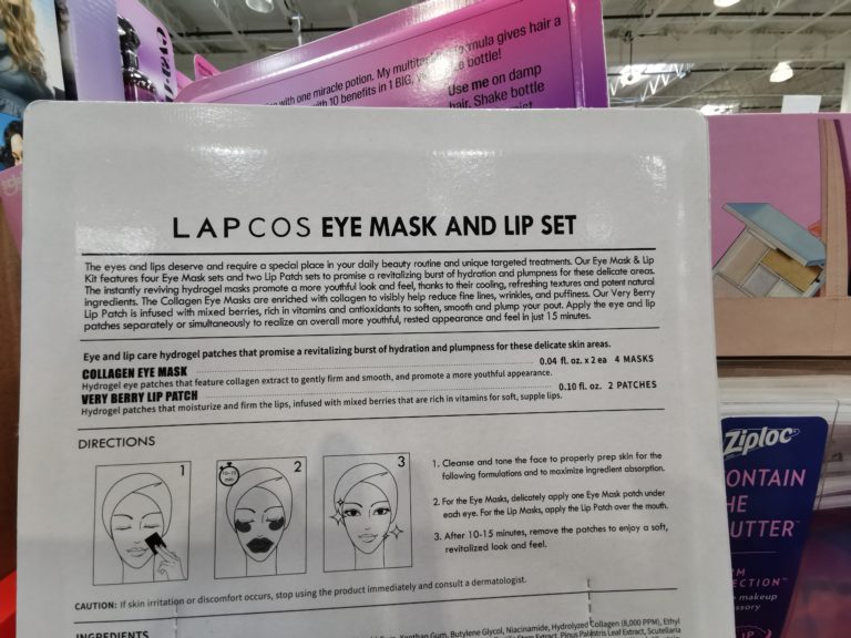 Costco1501580LAPCOSCollagenEyeMasksLipSet4 CostcoChaser