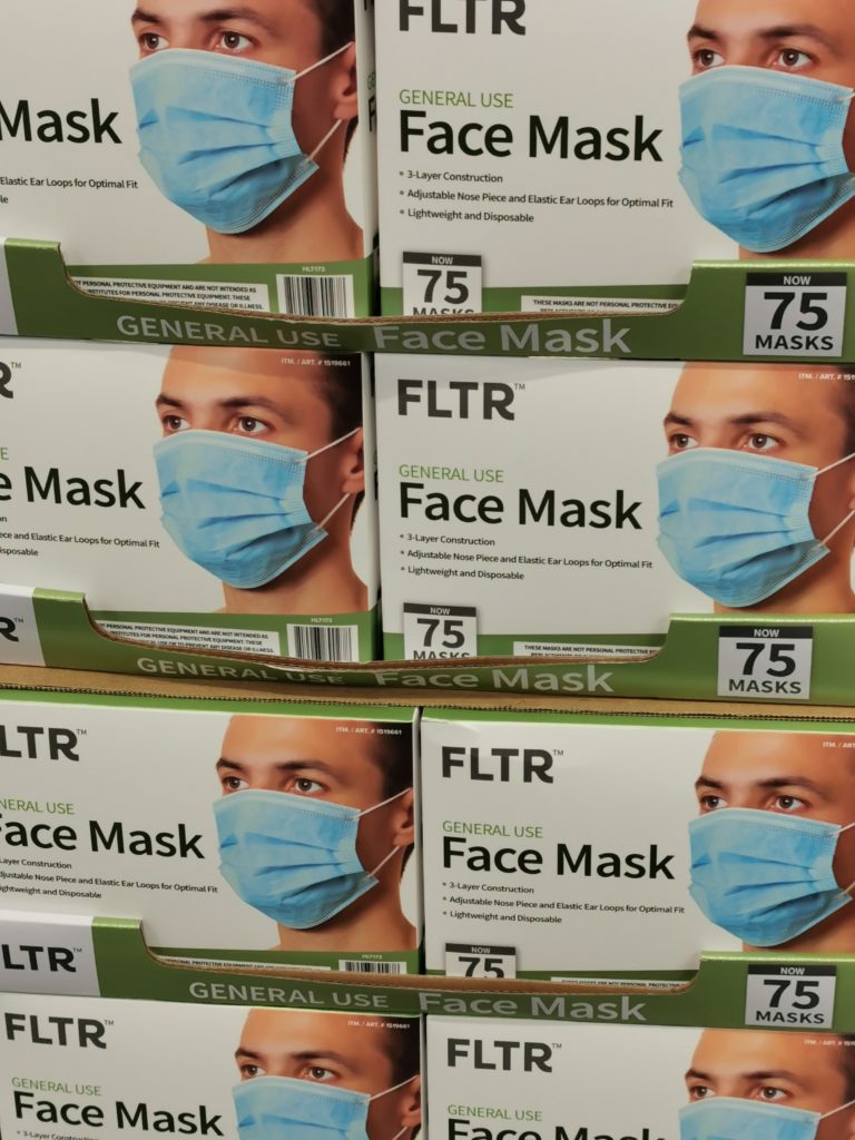 FLTR General Use Mask 75CT, Blue or Black CostcoChaser