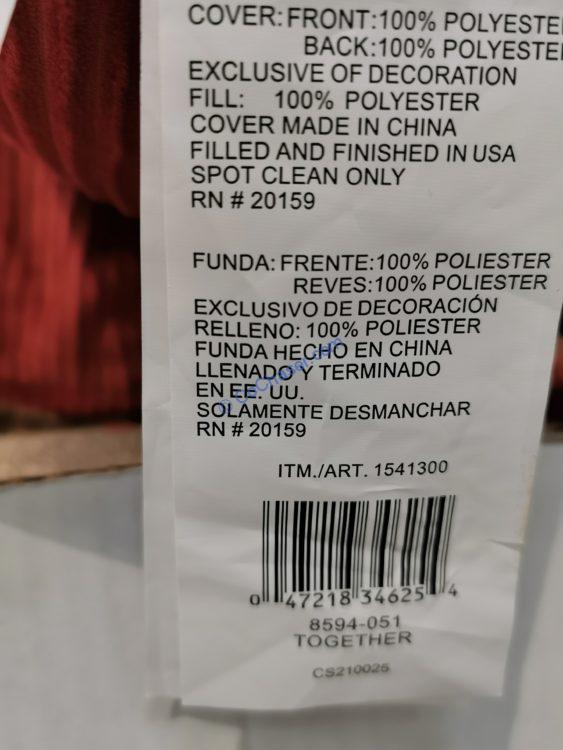 Costco1541300 BrentwoodOriginalsHarvestDecorativePillowsbar