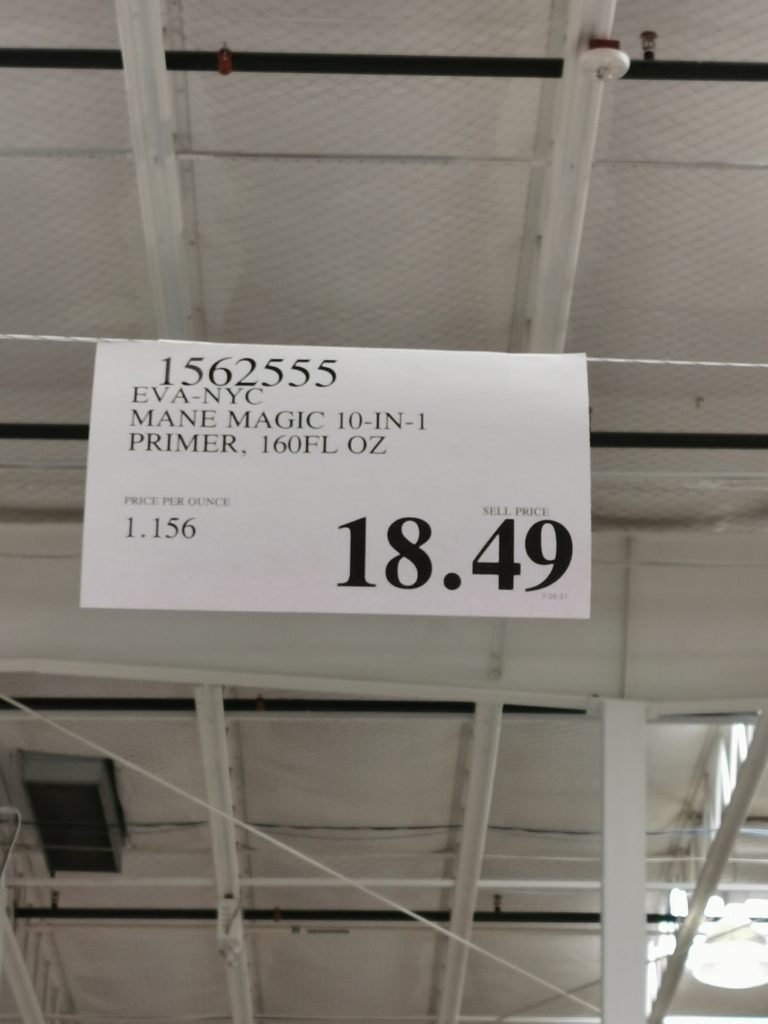 Costco1562555EVANYCManeMagic10In1Hair Primertag CostcoChaser