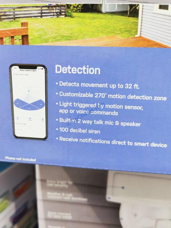 Costco1355330FeitElectricFloodlightCamerawithMotionSensorspec