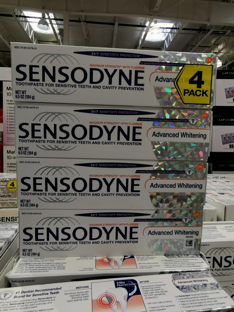 SENSODYNE Advanced Whitening Toothpaste, 4/6.5 oz CostcoChaser