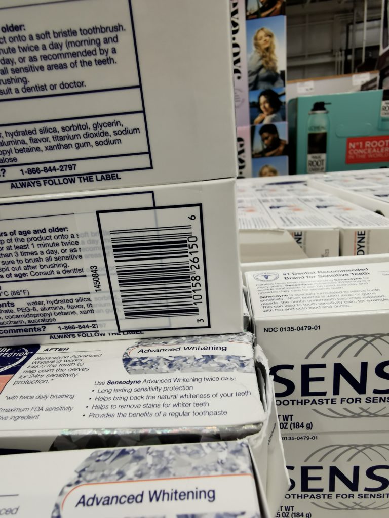 Costco1450843SENSODYNEAdvancedWhiteningToothpastebar CostcoChaser