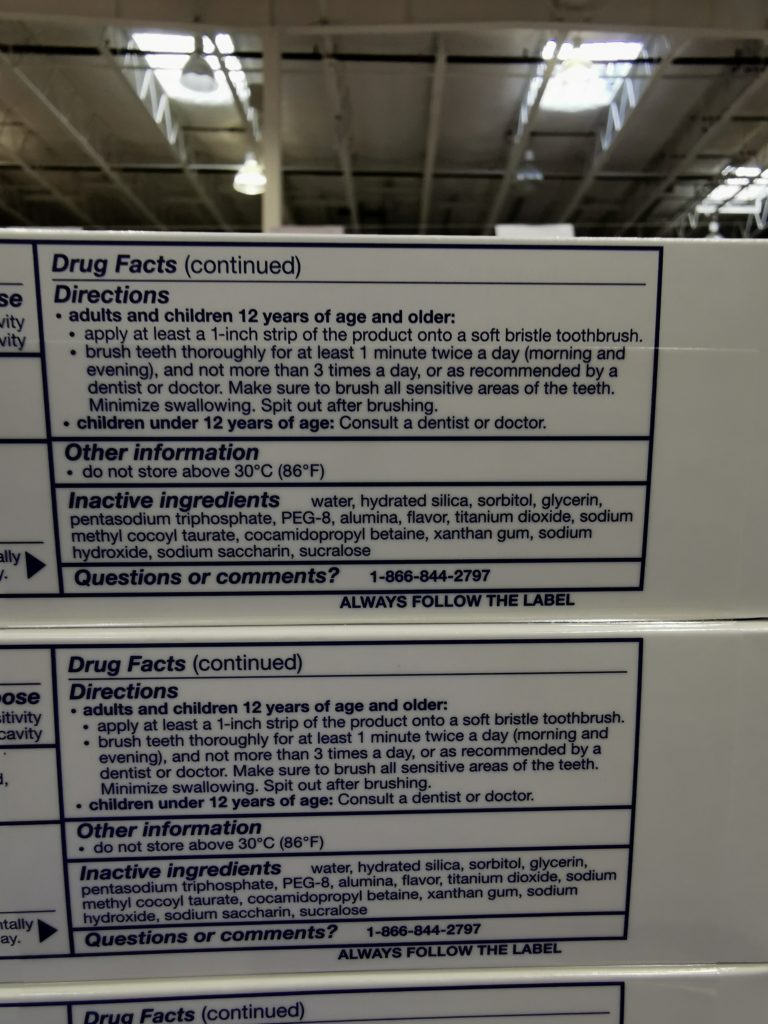Costco1450843SENSODYNEAdvancedWhiteningToothpaste4 CostcoChaser