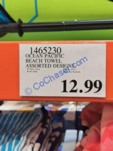 Costco-1465230-Ocean-Pacific-Beach-Towel-tag