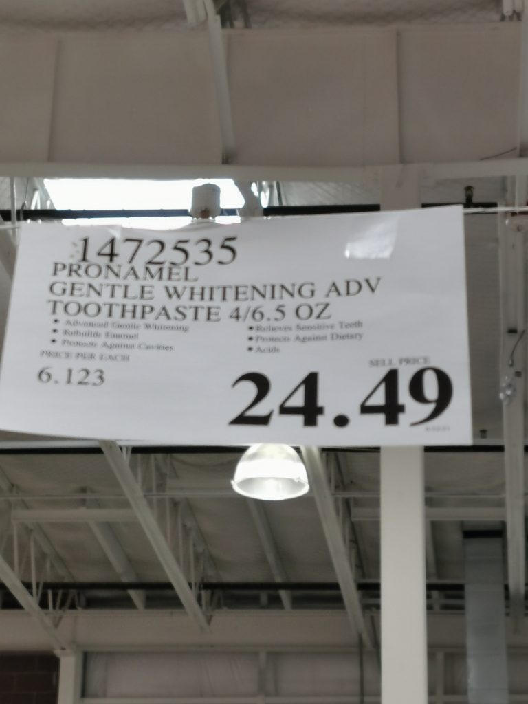 Costco1472535SENSODYNEPronamelGentleWhiteningAdvancedToothpaste