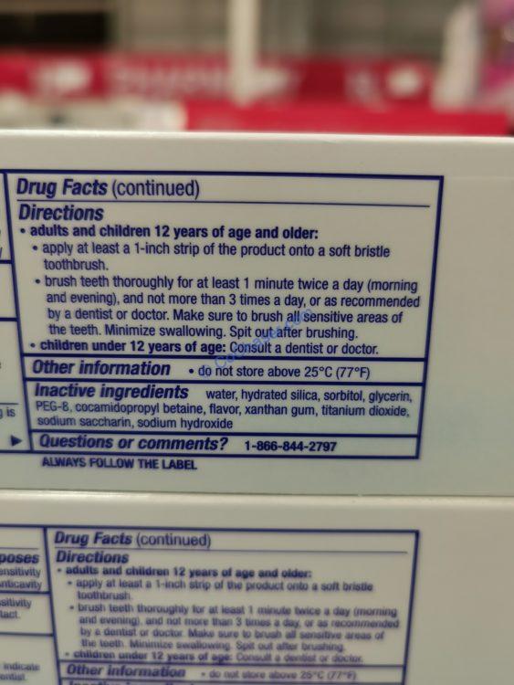Costco1472535SENSODYNEPronamelGentleWhiteningAdvancedToothpaste5