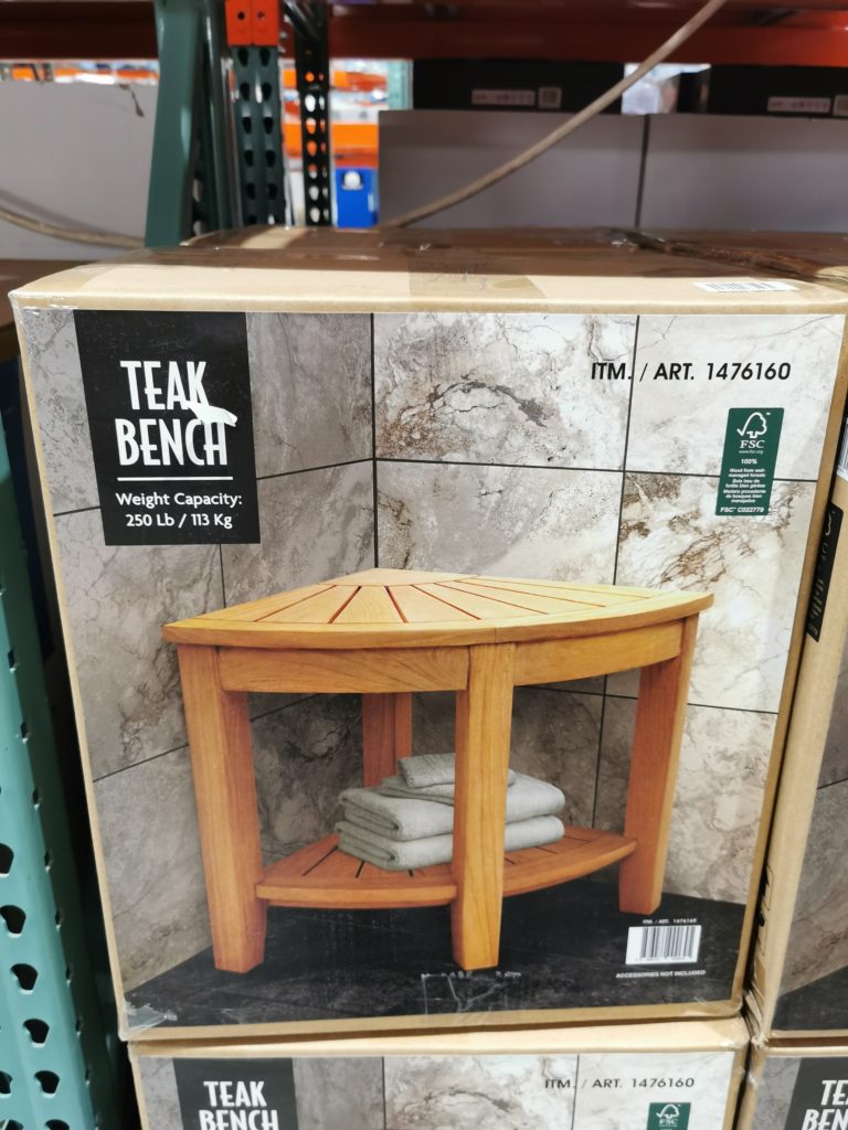 Costco1476160IvenaGastonTeakCornerShowerStool1 CostcoChaser