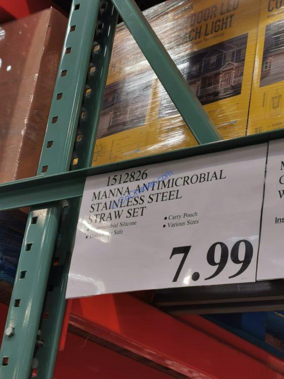 Costco1512826MannaAntimicrobialStainlessSteelStrawSettag