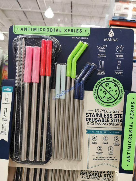 Costco-1512826-Manna-Antimicrobial-Stainless-Steel-Straw-Set