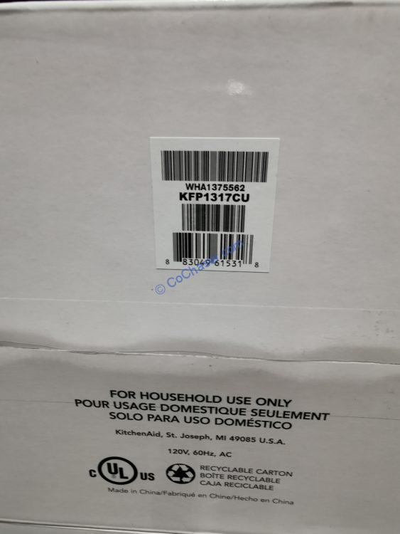 Costco1573844Kitchenaid13CupFoodProcessorbar CostcoChaser