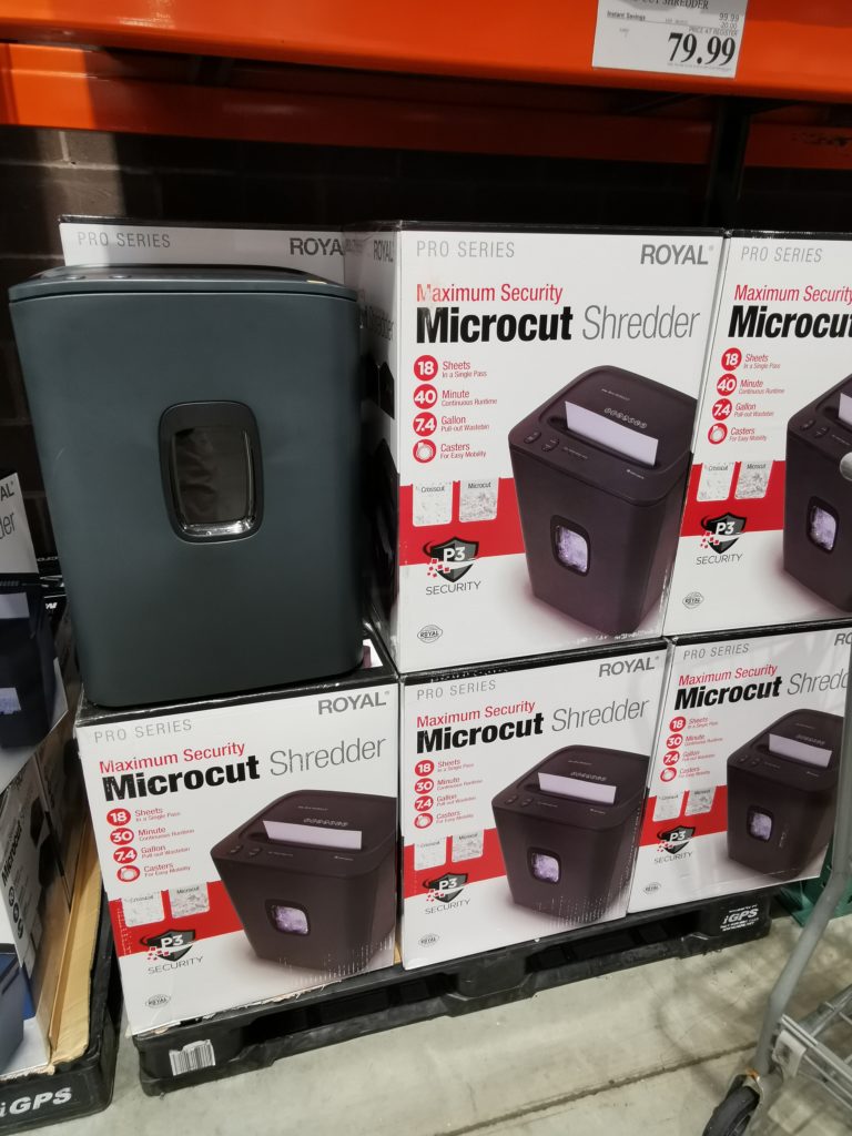 Costco2100005Royal18SheetMicroCutShredderall CostcoChaser