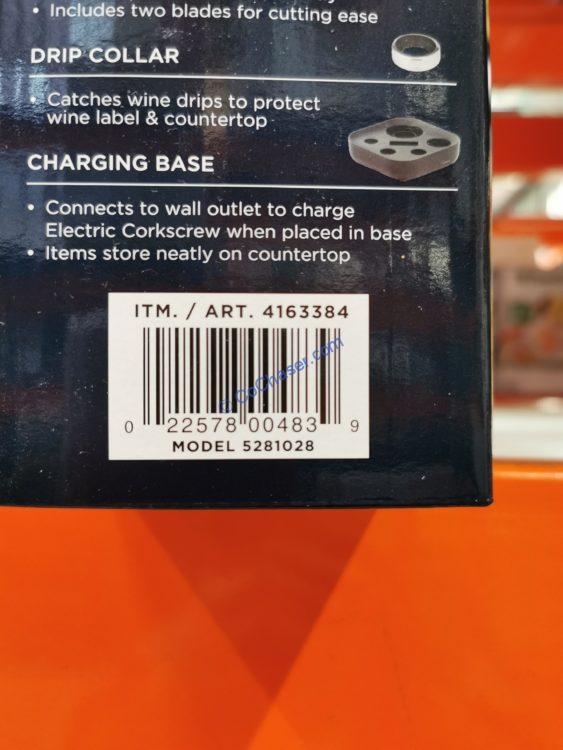 Rabbit Electric Wine Opener 8 Piece Set, Model5281028 CostcoChaser