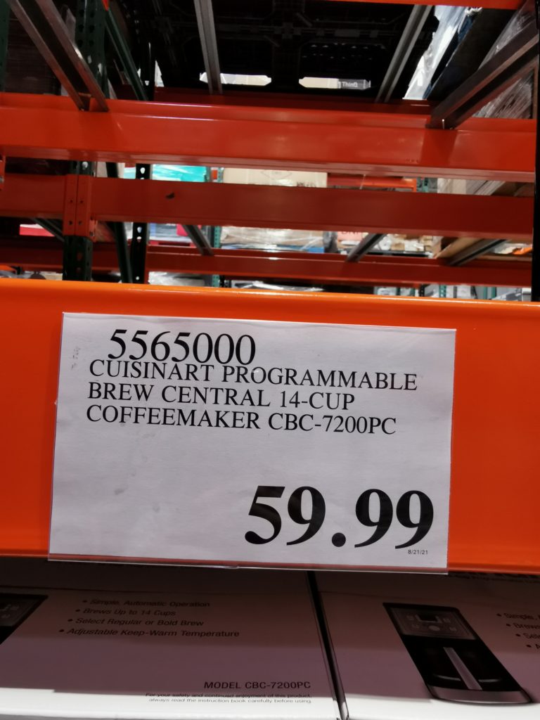 Costco5565000CuisinartProgrammableBrewCentral14CupCoffeeMaker