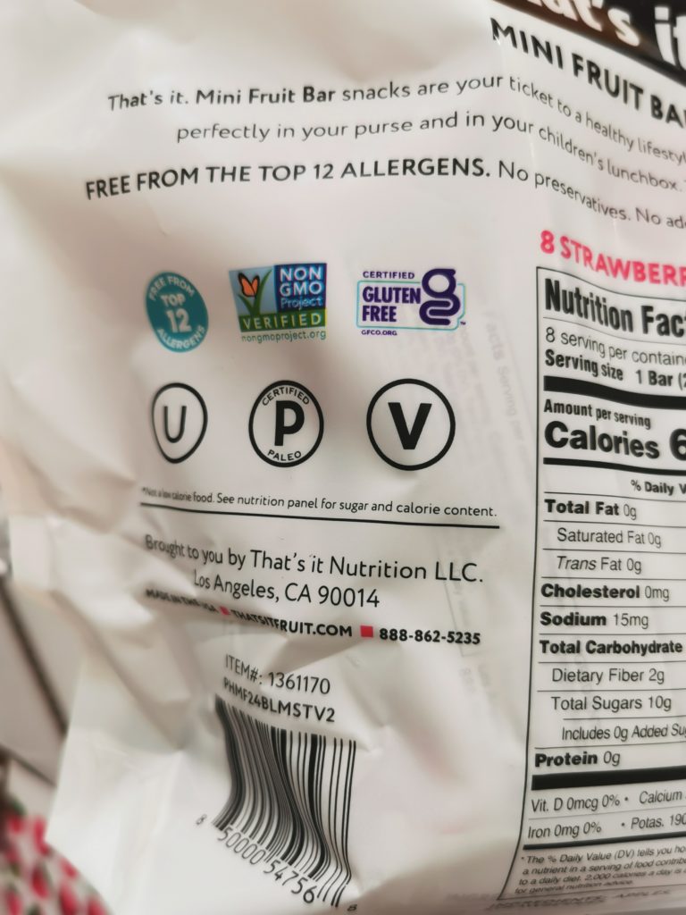 Costco1361170ThatsITMiniFruitBarsbar CostcoChaser