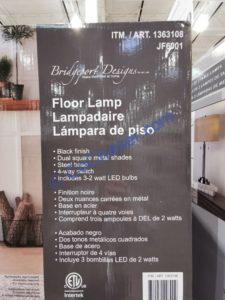 Costco-1363108-Bridgeport-Designs-Kelsey-Dual-Square-3-Light-Floor-Lamp1