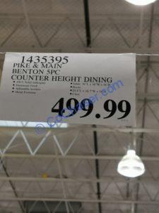 Costco-1435395-Pike-Main Benton-5PC Counter-Height-Dining-Set-tag