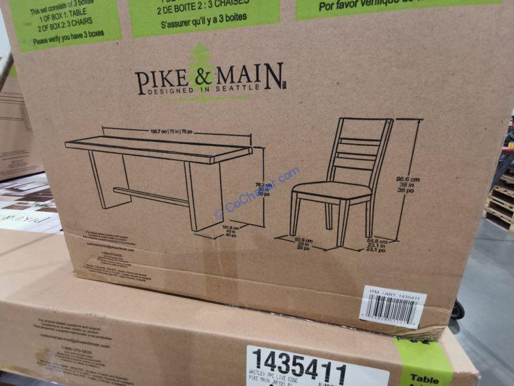 Pike & Main Whitley 7piece Dining Set CostcoChaser
