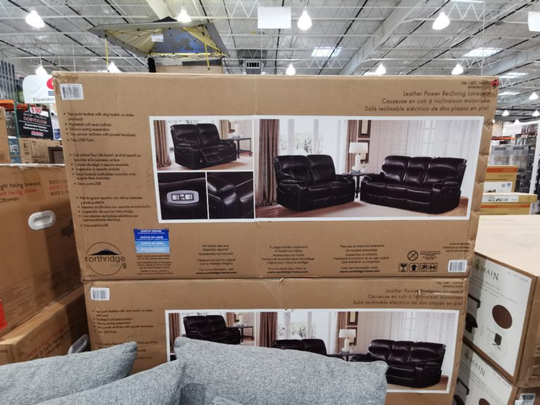 Costco1441838NorthridgeHomeFallonLeatherPowerRecliningLoveseat1
