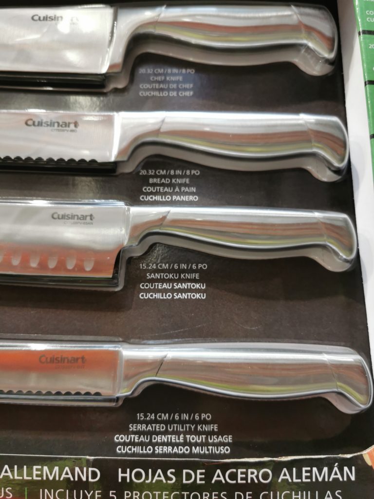 Costco1517819CuisinartEliteSeries5PieceStainlessSteelKnife