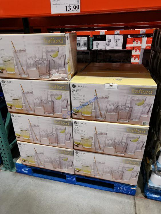 Costco1530208LibbeyGlassDrinkware20PCSetall CostcoChaser
