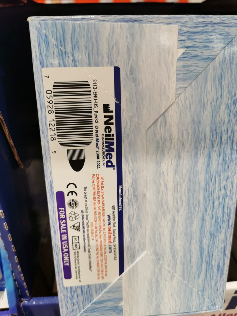 Costco667448NeilMedSinusRinsebar CostcoChaser