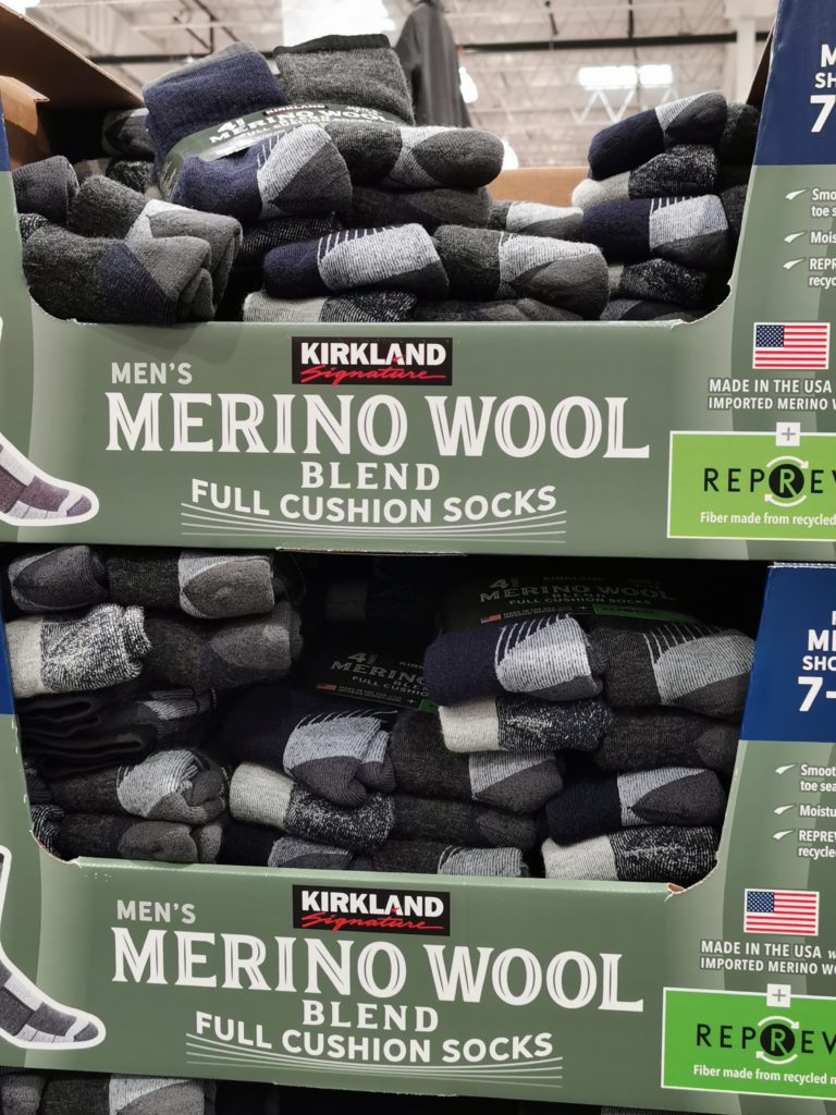 Costco7771320Kirkland SignatureMensWoolBlendSockall CostcoChaser