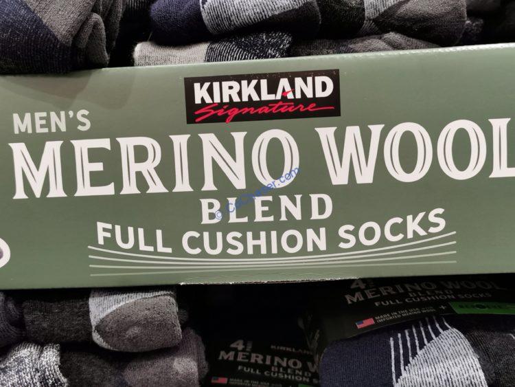 Costco7771320Kirkland SignatureMensWoolBlendSockname CostcoChaser