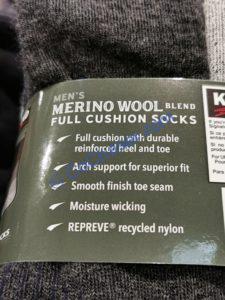 Costco-7771320-Kirkland Signature-Mens-Wool-Blend-Sock-spec