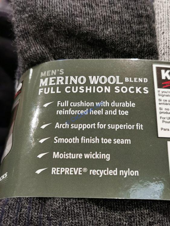 Costco7771320Kirkland SignatureMensWoolBlendSockspec CostcoChaser