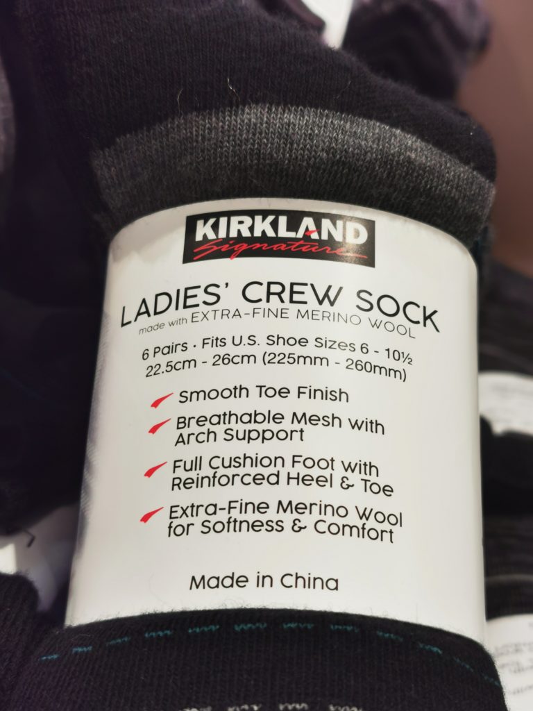 Costco7844788KirklandSignatureLadiesTrailSock2 CostcoChaser