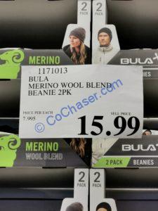 Costco-1171013-Bula-Merino-Wool-Blend-Beanie-tag