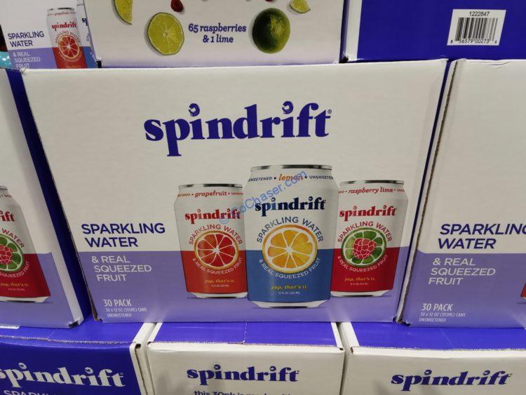 Spindrift Sparkling Water 30/12 Ounce Cans